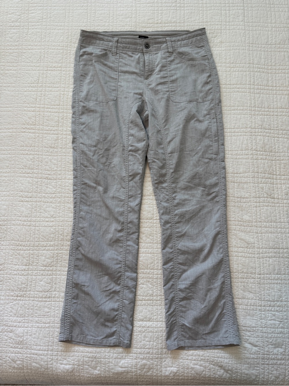 Kuhl Cabo Pants Light Gray Straight-Leg Pants - Picture 3 of 8